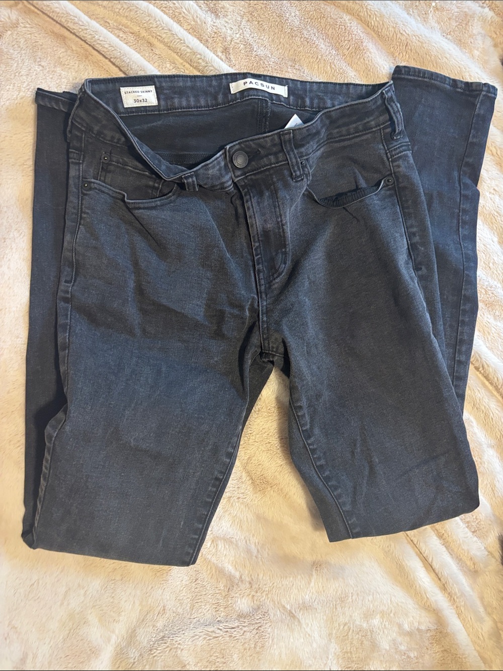 PacSun Men’s Charcoal Skinny Jeans